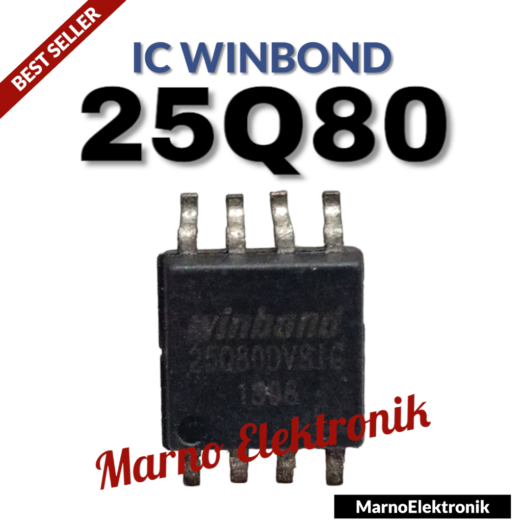 IC WINBOND 25Q80 IC EPROM FLASH SPI 25Q80DVSIG IC MEMORY 25Q80