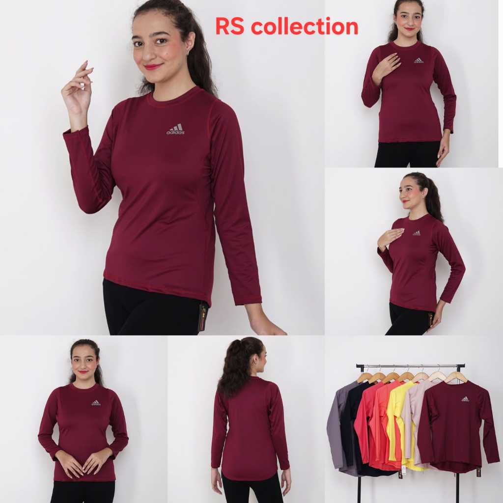 KAOS OLAHRAGA WANITA - KAOS SENAM - KAOS LENGAN PANJANG - KAOS ZUMBA - GYM - AEROBIC - RUNNING - REN