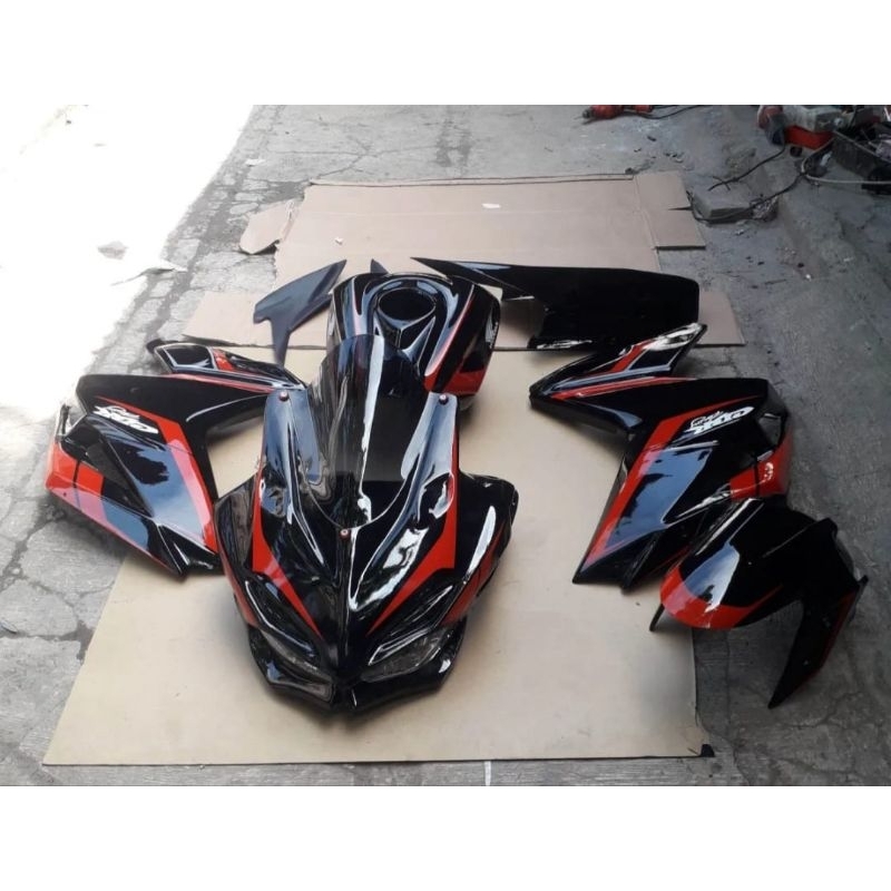 fairing full bagian depan dan samping model CBR250RR PNP ke CBR 150R dan CB 150