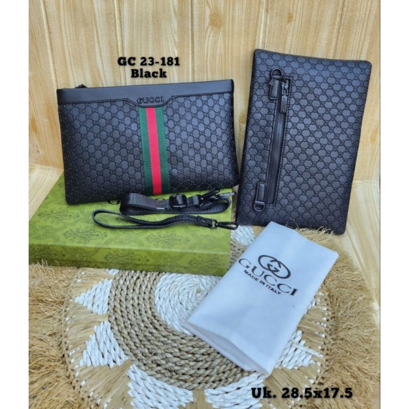 1212 HARGA GROSIR Clutch tas selempang import Free box depan belakang emboss 23 buruan