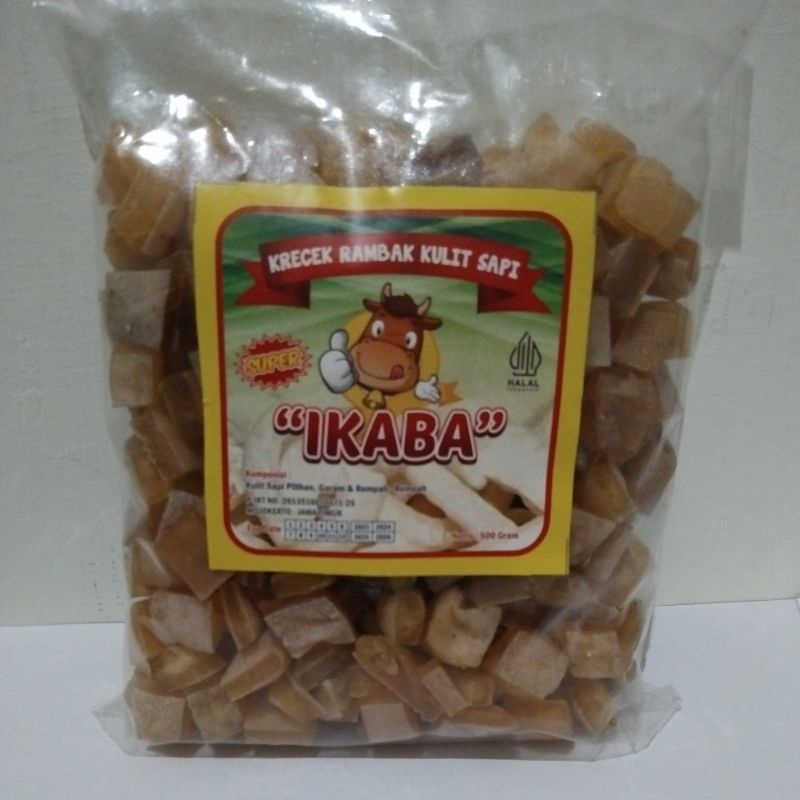 

Rambak Sapi Mentah Super 500gr / Kerupuk Kulit Sapi Mentah / Krecek Rambak Sapi Asli