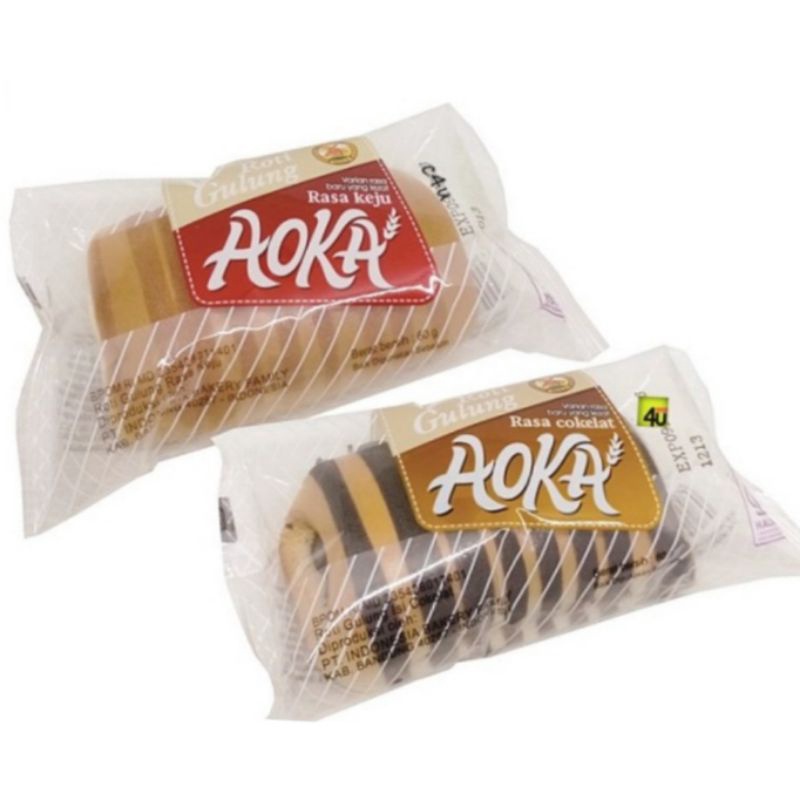 

Star AOKA Roti Gulung Rasa Keju Coklat 1 dus murah