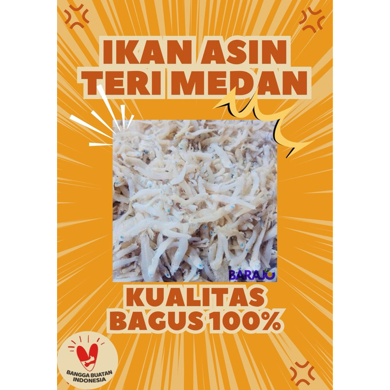 

IKAN ASIN TERI MEDAN LAMPUNG 100GR