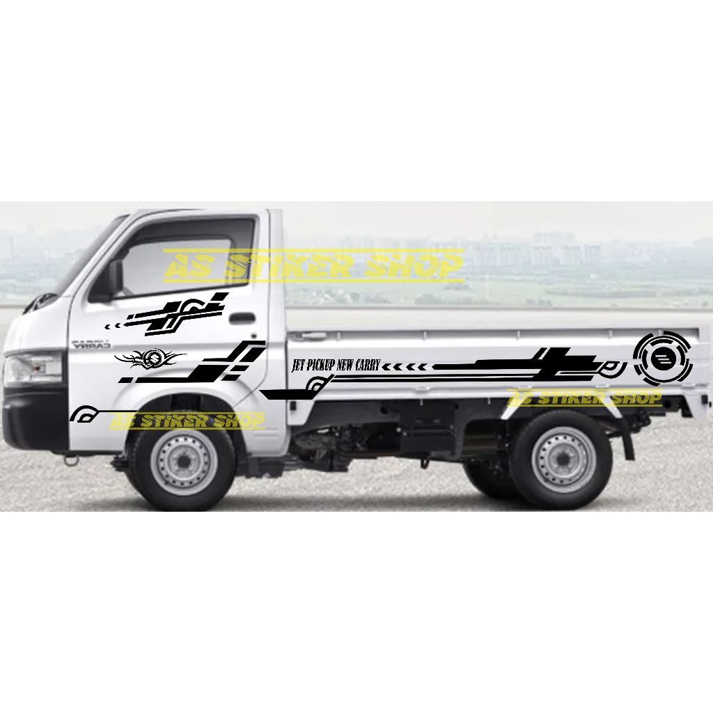 Stiker Cutting Mobil Pickup New Carry Stiker Jet Pickup Futura Suzuki Sport Stiker Variasi Mobil Pic