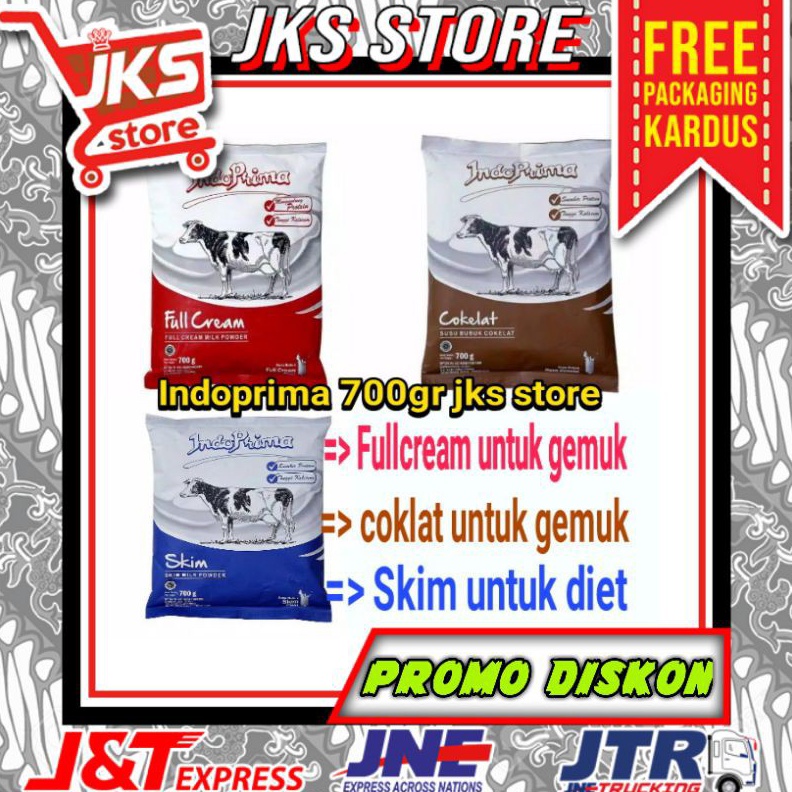 

Mall PROMO Indoprima 7 gram Coklat Fullcream dan Skim gemuk badan diet badan