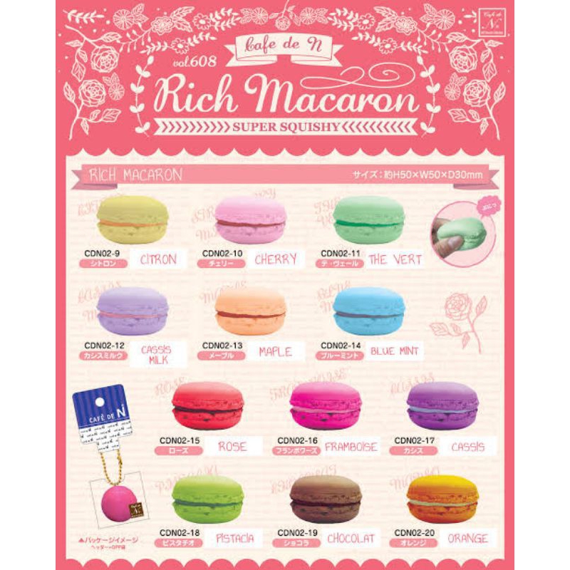 Cafe De N Macaron Squishy