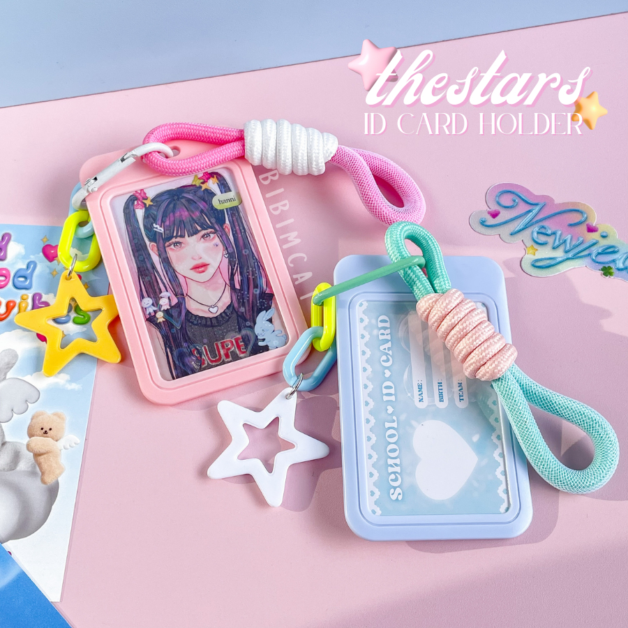 

Thestars ID Card Holder Name Tag / Photocard Case Badge Tempat Kartu