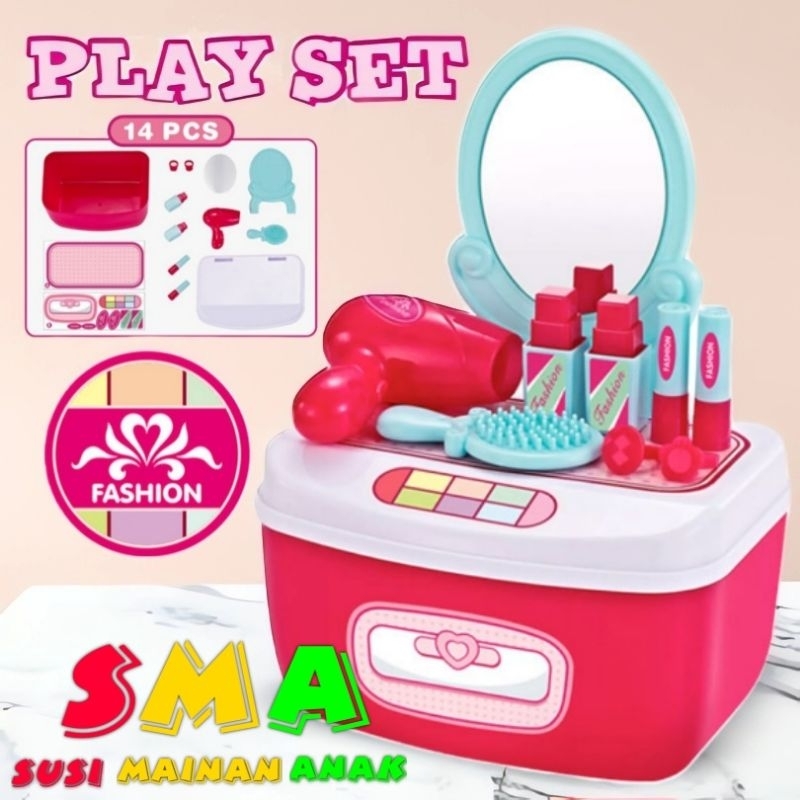 Mainan Anak Make Up Fashion Dress Box 17435
