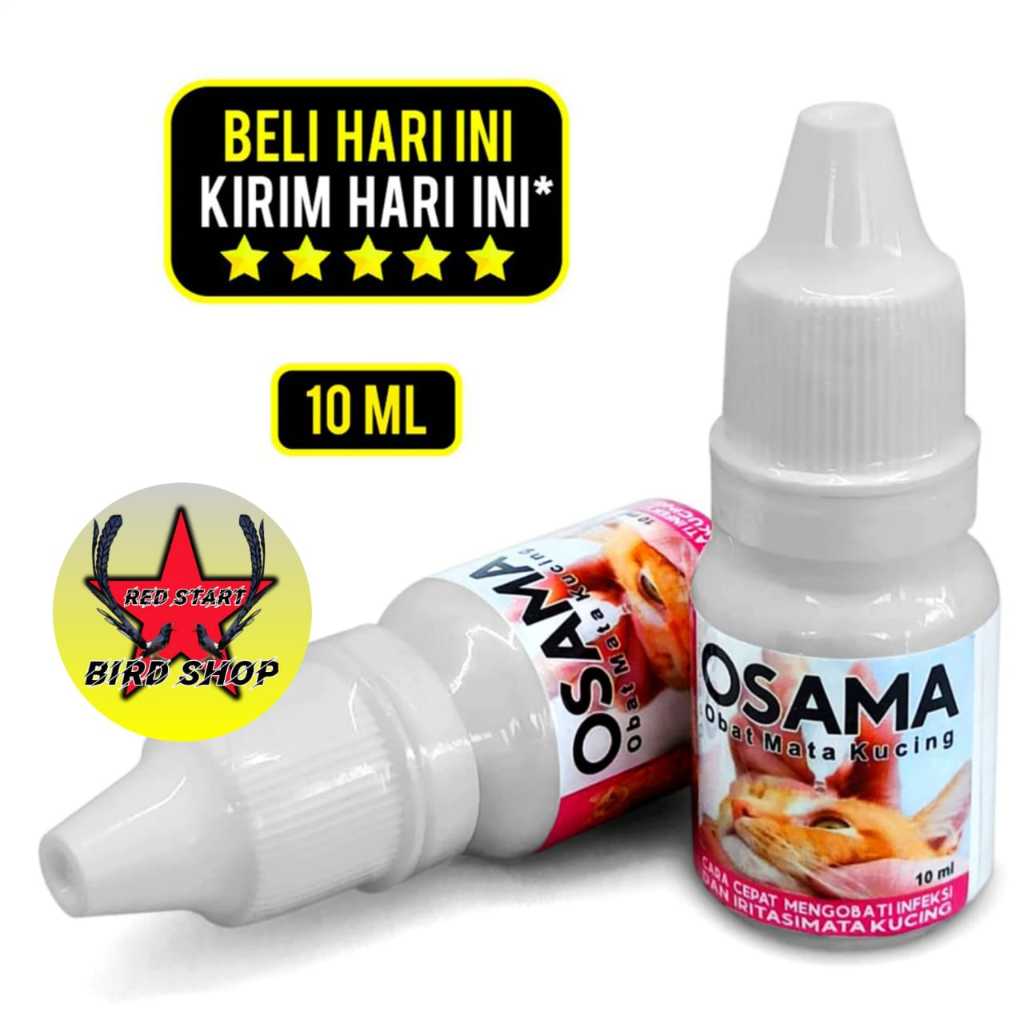 Osama Obat Mata Kucing Obat Tetes Sakit Mata Kucing Belekan Iritasi Infeksi Berair Mata Merah Merek 