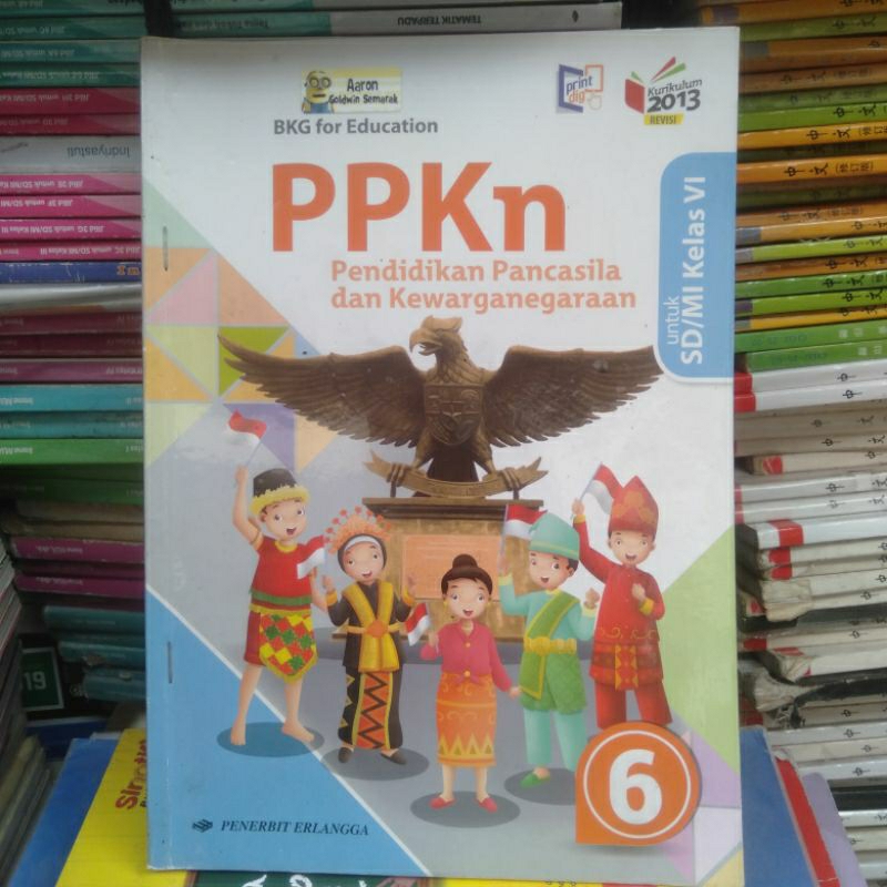 BUKU PPKN KELAS 6 SD ERLANGGA