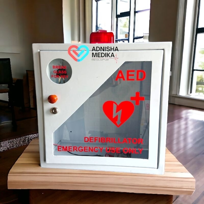 AED WALL CABINET / AED CABINET / AED BOX / BOX DINDING AED ALARM