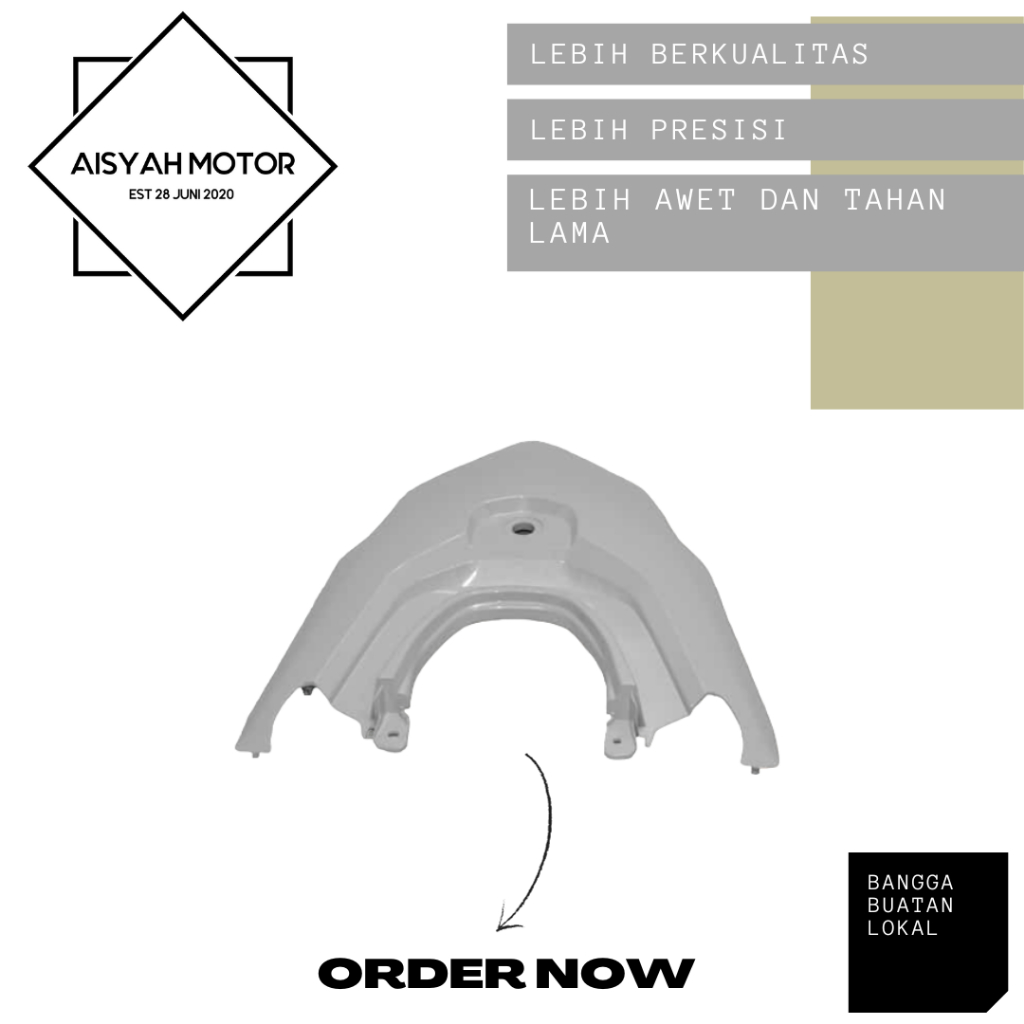 Cover Tutup Bodi Honda Vario All New 150 Led Warna Putih Tahun 2018