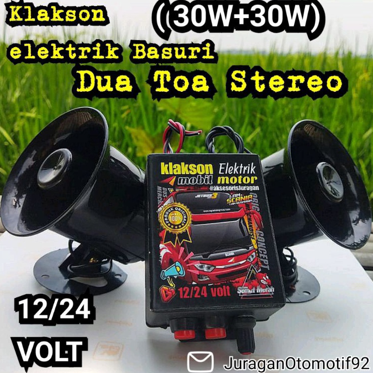 RCZ KLAKSON BASURI ELEKTRIK VERSI TOA 3WX2 1224V