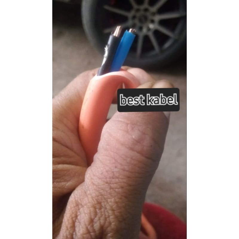 N2XY FRC 2x1.5mm 2x1.5 Merk SUPREME KABEL METAL INDONESIA (KMI)  KABEL TAHAN API PANAS