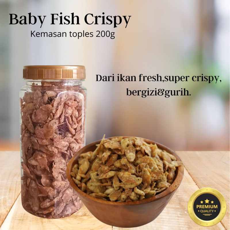 

Baby Fish Ikan Crispy Goreng Gurih Kemasan Toples