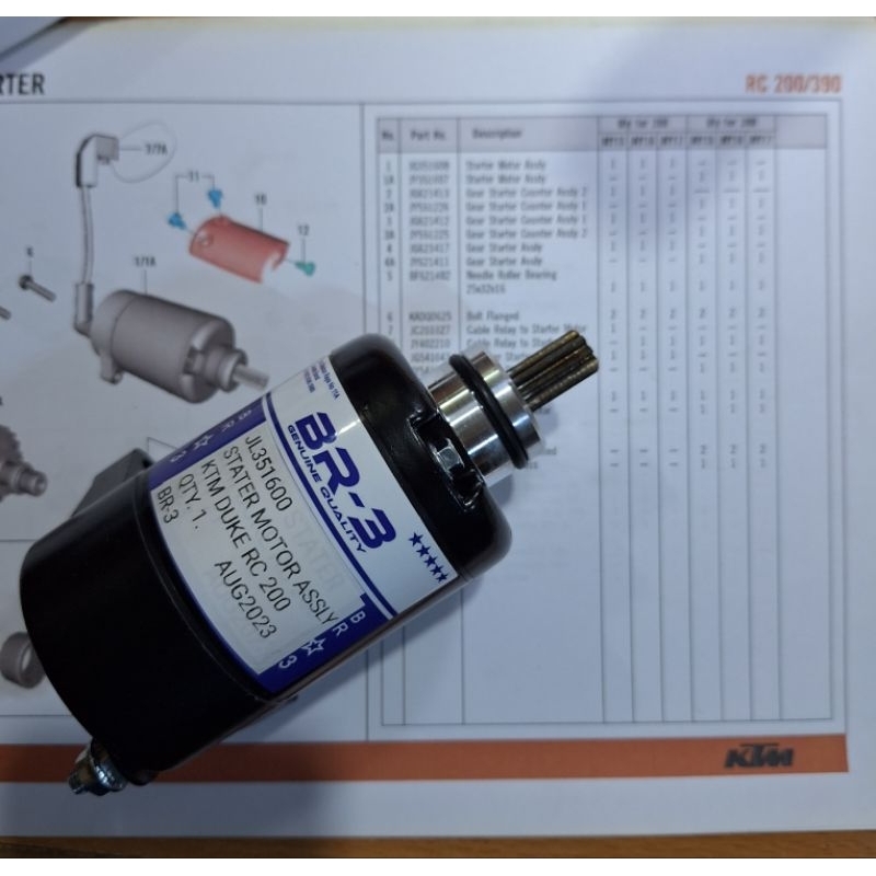 DINAMO STATER KTM DUKE RC 200 JG351600 BR-3
