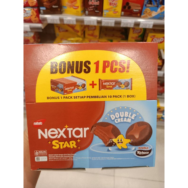 

New Nextar Star Coklat double coklat ready surabaya jajanan murah