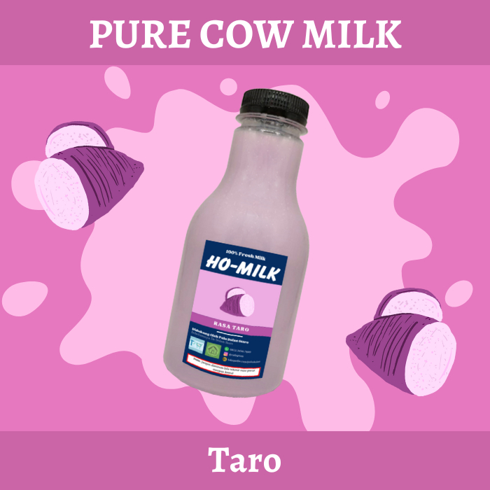 

Susu sapi murni rasa Taro fresh cow milk 250ml