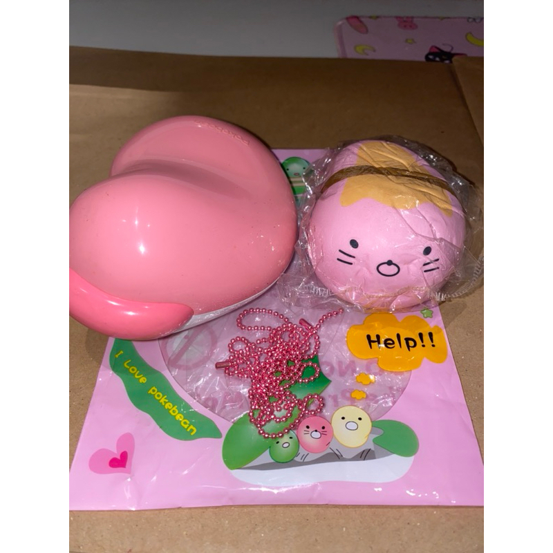 [FLASH SALE SQUISHY] PINK POKEBEAN BY KSI X ERIC (LICENSED AND RAREB