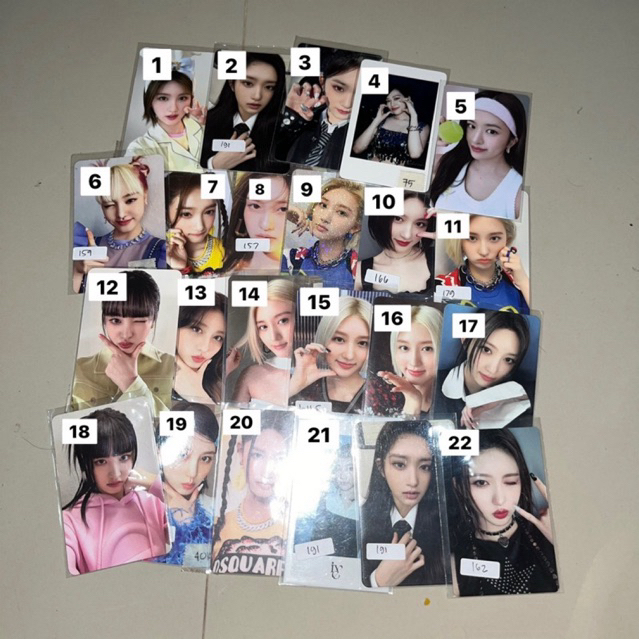 (WAJIB GANTI SPX) PHOTOCARD PC OFFICIAL IVE GAEUL LEESEO YUJIN LIZ