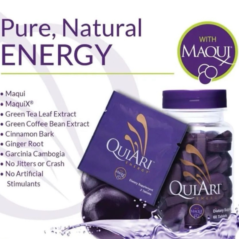 Quiari Energy Pills Maqui Berry - supplemen diet dan energi