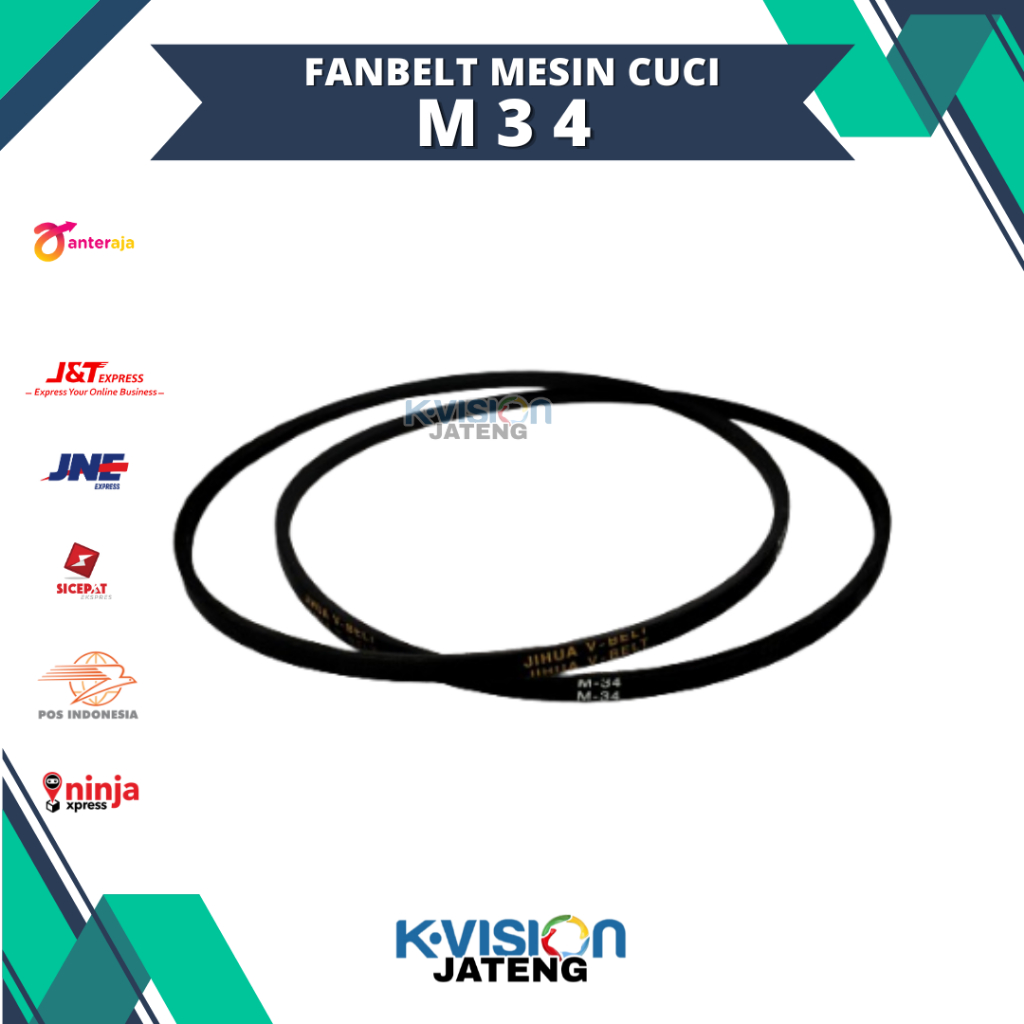 Fanbelt / Vanbelt Mesin Cuci Type M34