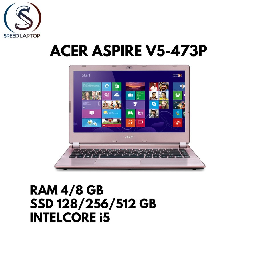 ACER ASPIRE V5-473P INTEL CORE I5 GEN 4 SECOND GARANSI