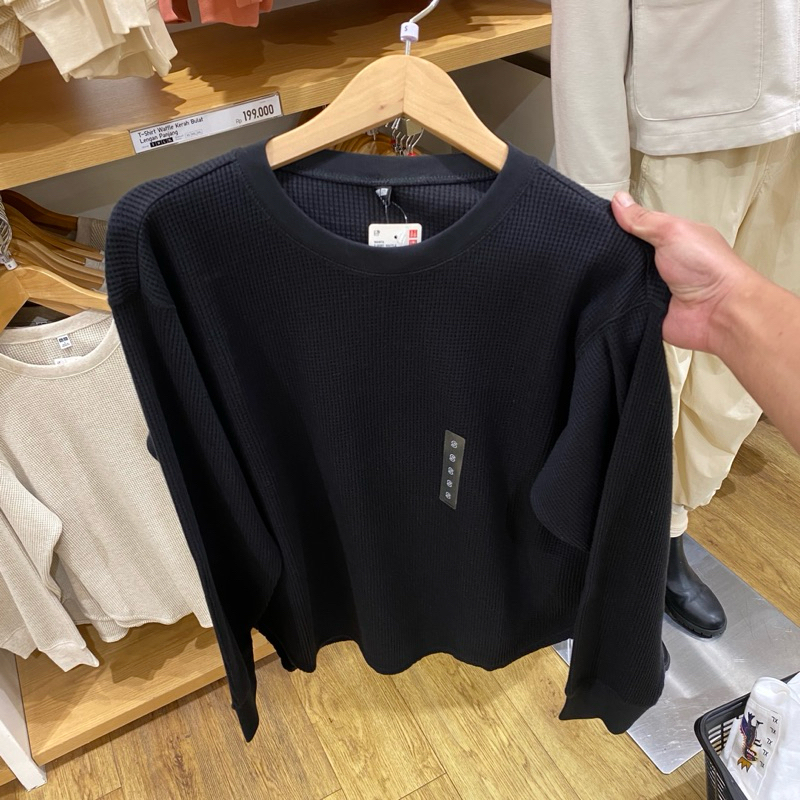 Jastip. Tshirt Waffle Uniqlo (Women)