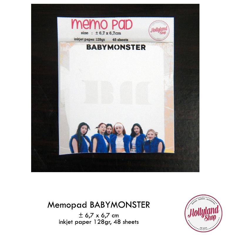 Memopad / Notepad KPOP BABYMONSTER