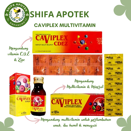 CAVIPLEX TABLET & SIRUP suplemen