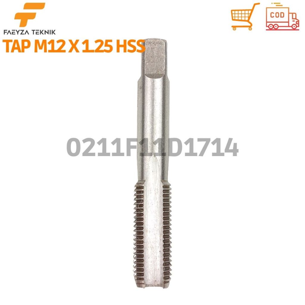 Tap Manual Hand Tap M12 x 1.25 Tap Baut Drat 17 Tap Busi Motor GL Tiger CB