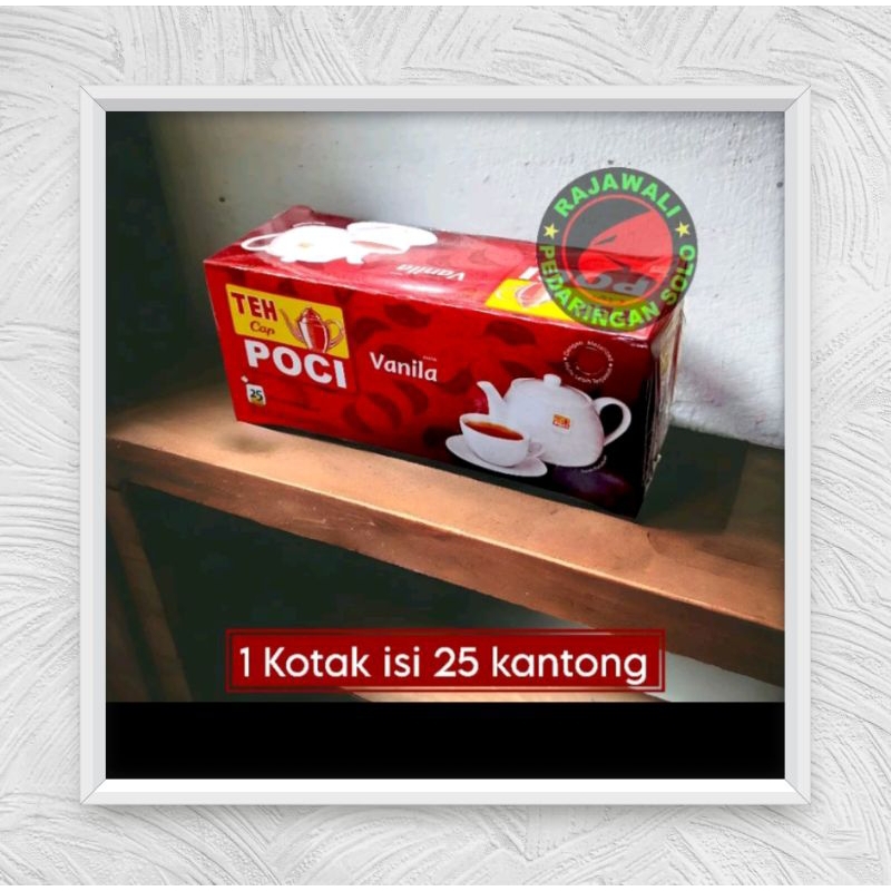 

TEH CELUP POCI VANILA 1 KOTAK ISI 25