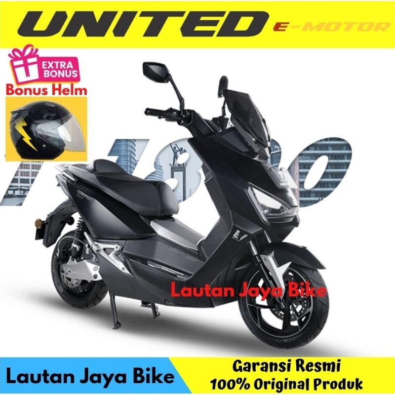 Sepeda Motor Listrik United T-1800 E Motor Electric Bike Motorcycle