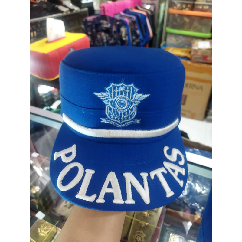 Topi Komando Polantas Topi Biru Polantas