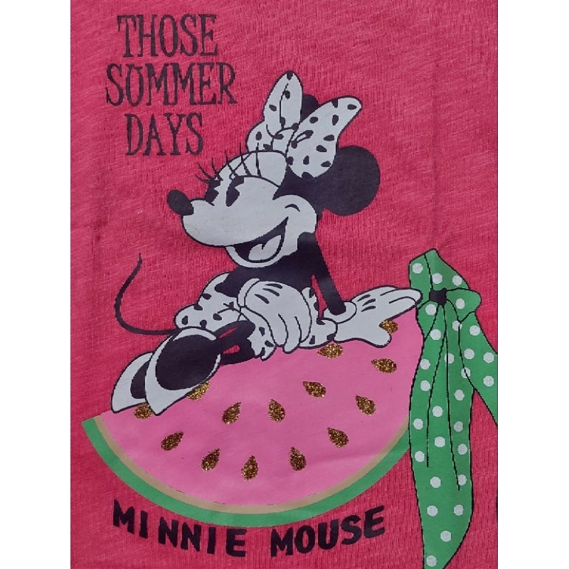 UNIQLO KIDS kaos tshirt Original branded kids mickey pink