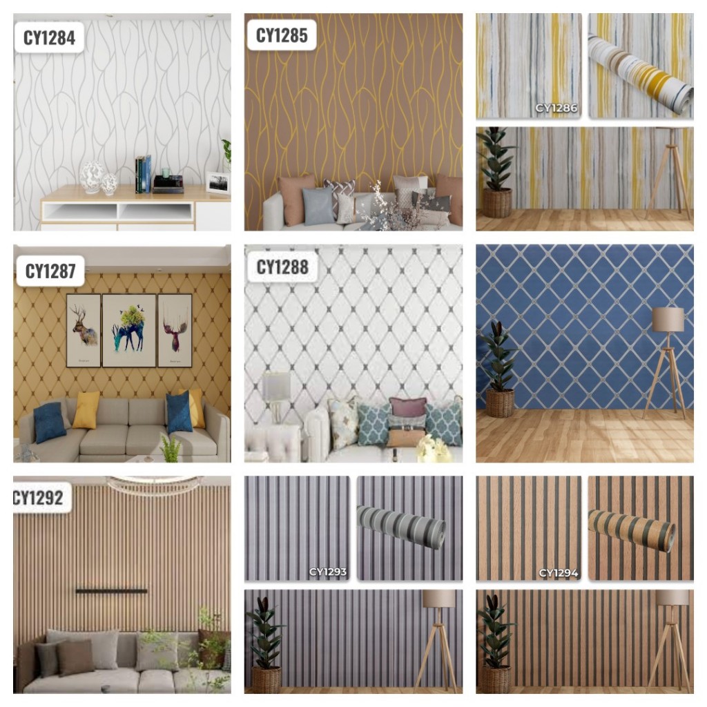 Wallpaper Sticker Dinding ORANGE CY 1271-1296