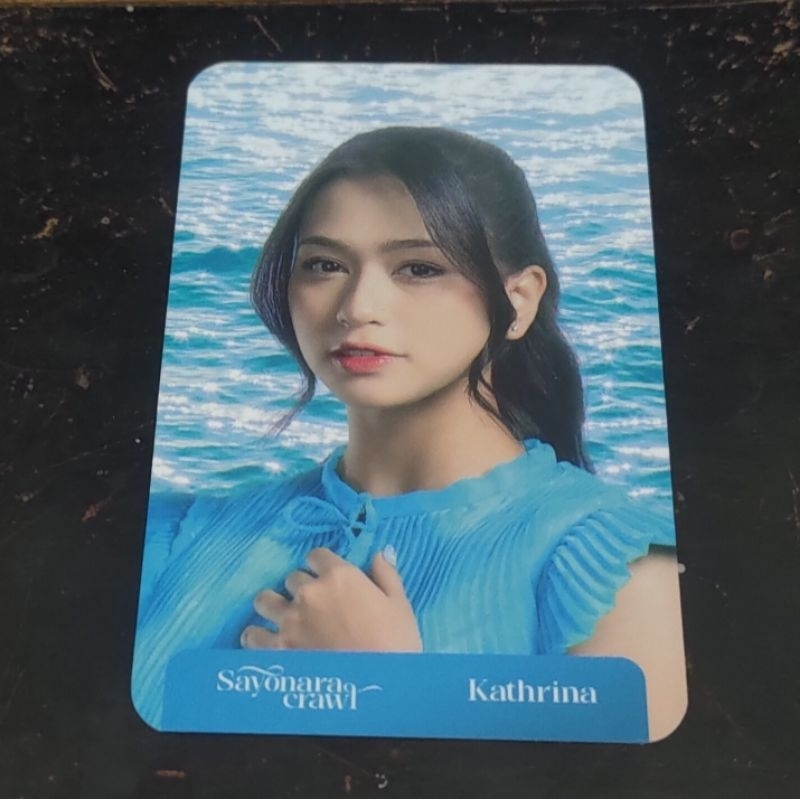 Photocard Kathrina Sayonara Crawl JkT48