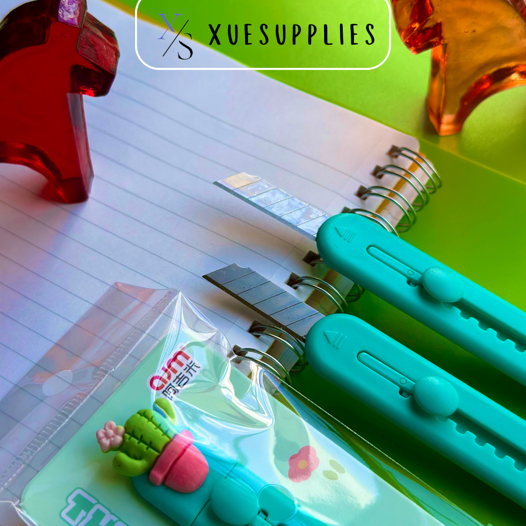 

Mini Cutter Aesthetic Lucu Portable Karakter Kaktus / Cactus Pemotong Kertas Paper Cut
