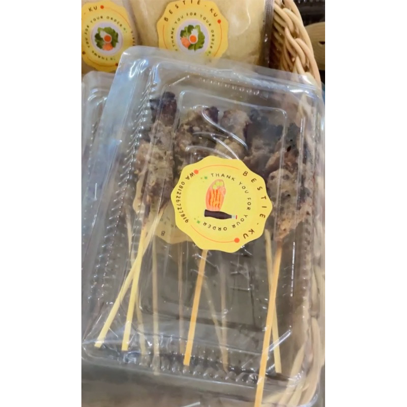 

bestieku sate babi enak seporsi 5 tusuk