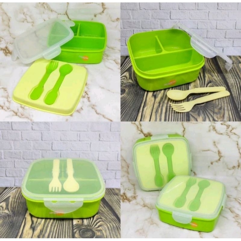 Tempat Nasi Kotak Hijau TNK1028H Golden Sunkist