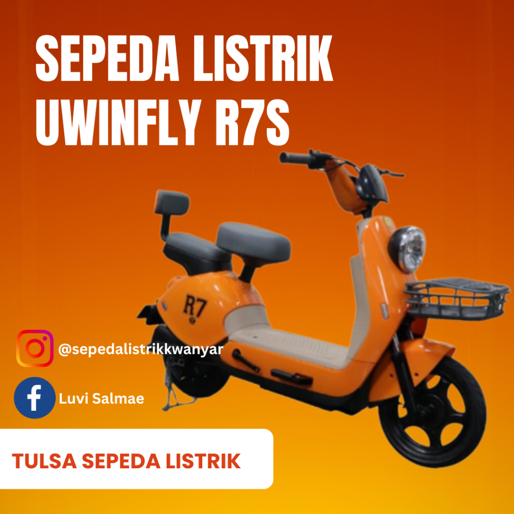 UWINFLY R7S | Sepeda Listrik