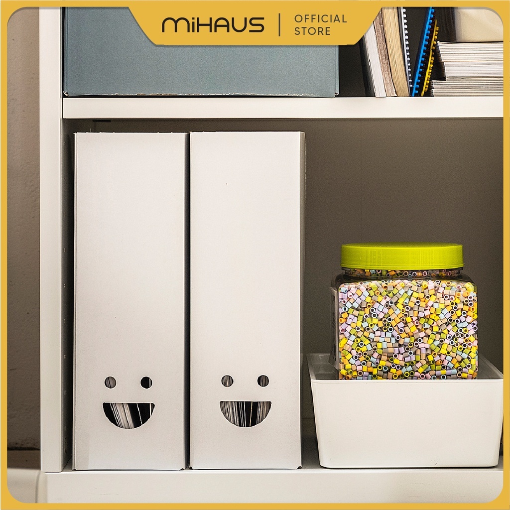 

MIHAUS TJABBA File/tempat majalah organizer kertas warna putih TJ1425514