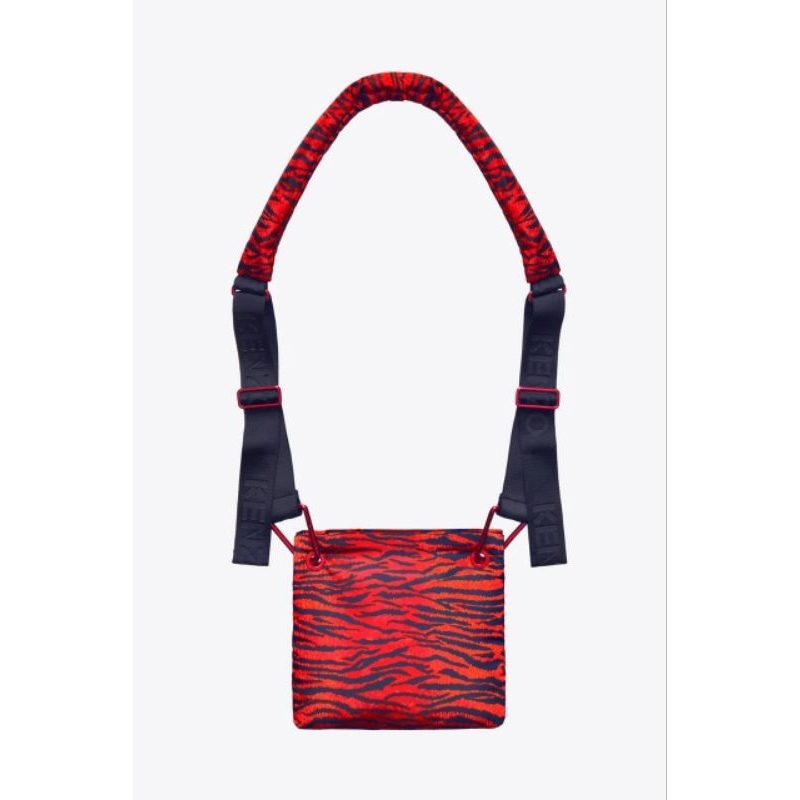 H&M x Kenzo Tiger-Striped Unisex Shoulder Bag 100% ORI PRELOVED