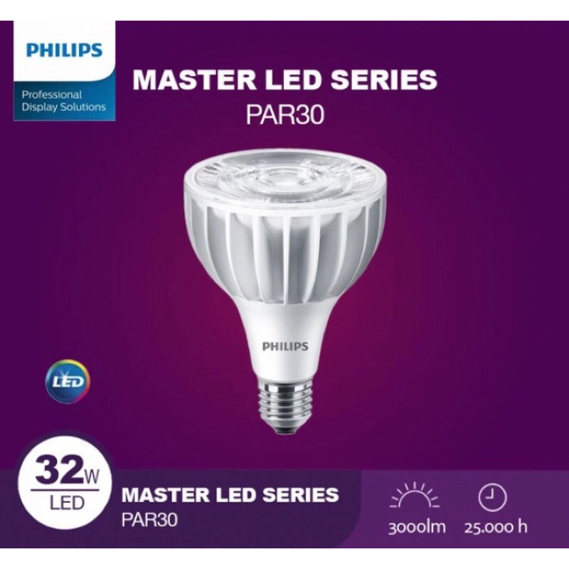 Lampu LED par30/Philips master LED Par30 32wat