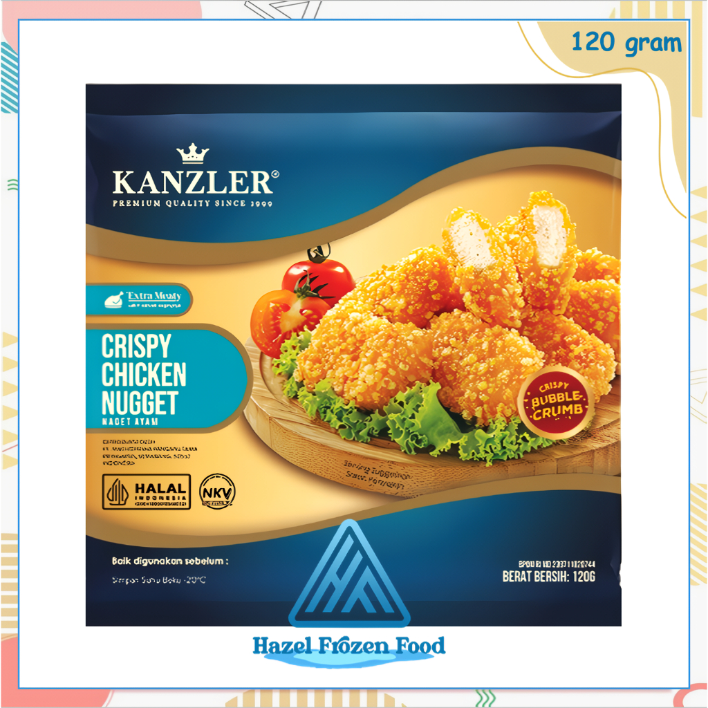 

Kanzler Crispy Chicken Nugget 120 g Frozen Food Karawang