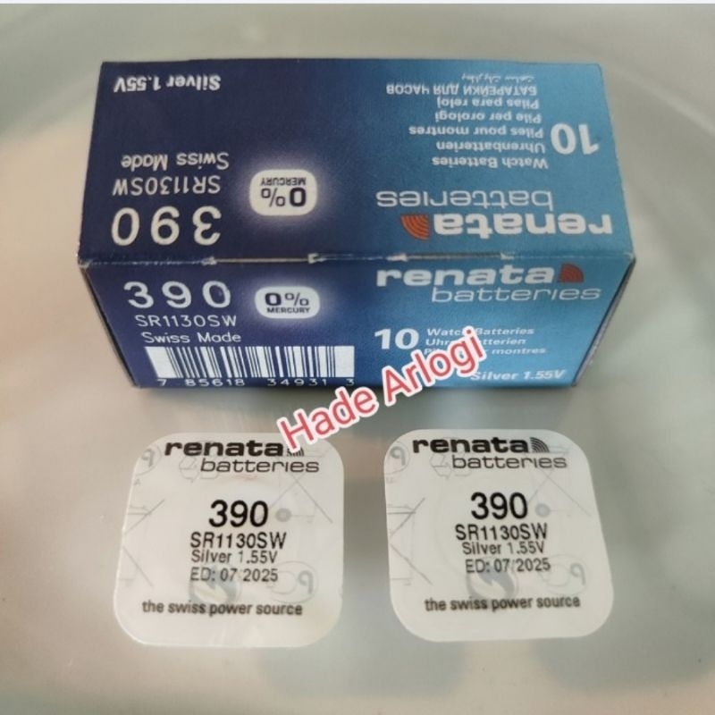 batre jam tangan Swatch Renata 390 sr1130sw original swiss