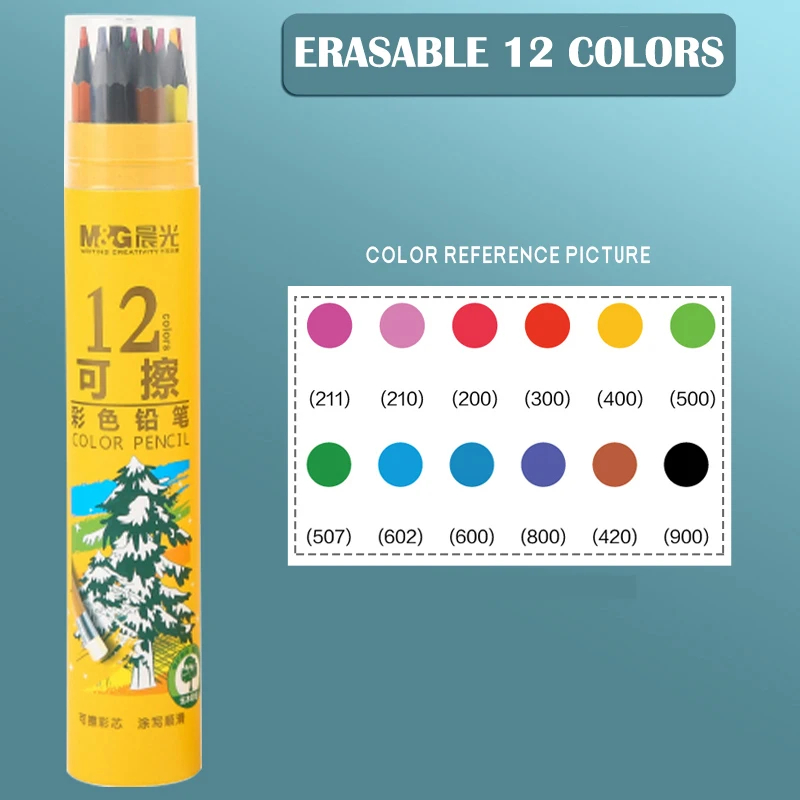 

TBMO M&G Pensil Warna Erasable Bisa Dihapus