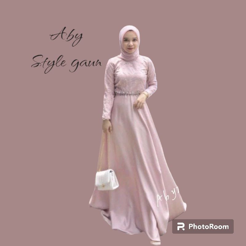 GAUN KONDANGAN-GAUN PESTA- GAUN LAMARAN GAUN PREWED BAHAN MAXMARA LUX MIX BAROKAT