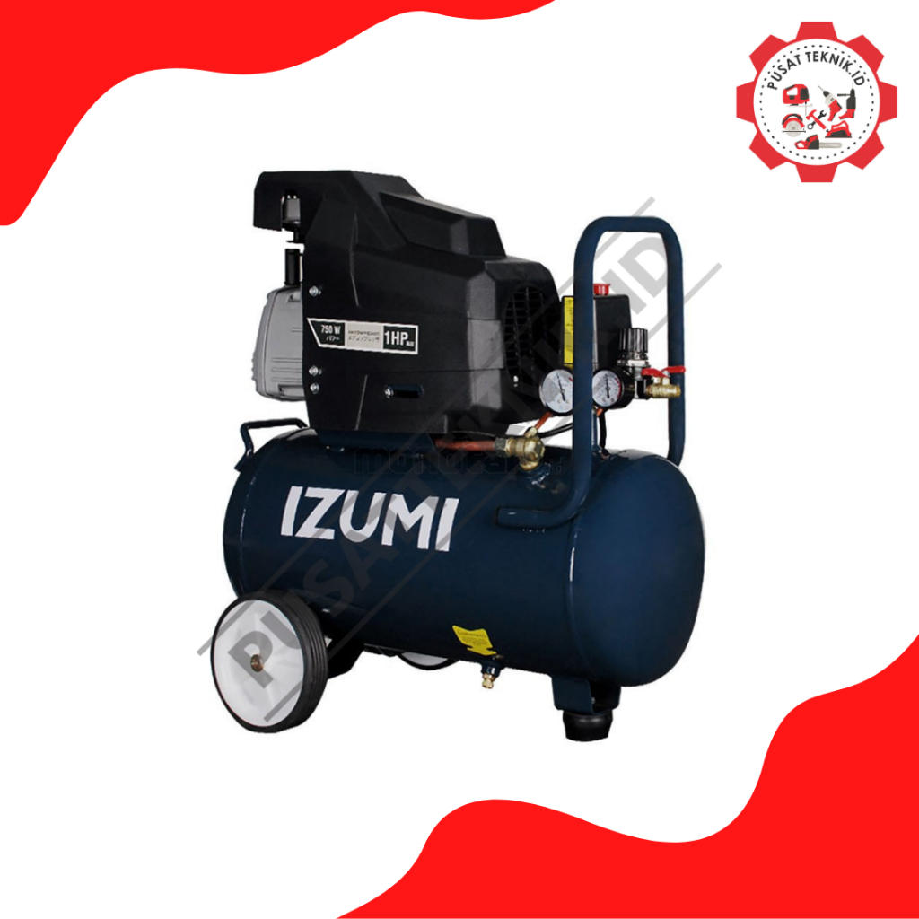 KOMPRESSOR IZUMI DD 10-24 1HP 24L / KOMPRESSOR DIRECT IZUMI 1 HP 24L PUSAT TEKNIK ID