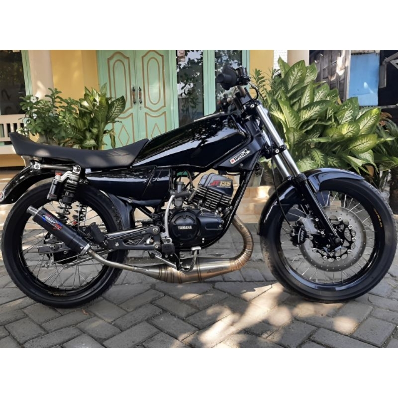 Knalpot ABRT20 RX-King PDK Korek Harian Stainless Silincer Carbon ORIGINAL PABRIK ABRT20